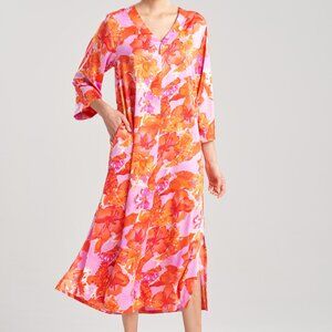 Natori Hibiscus Caftan